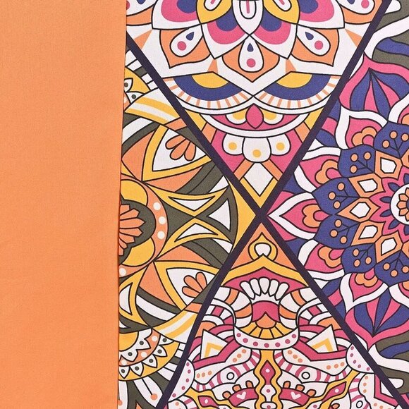 Side Patchwork Midi Dress - One Size Missy - Picture 4 of 5